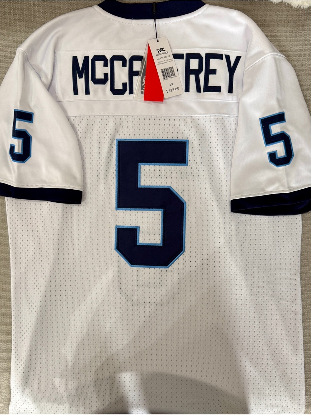 Headgear Classic throwback high school jersey Christian McCaffrey men’s XL